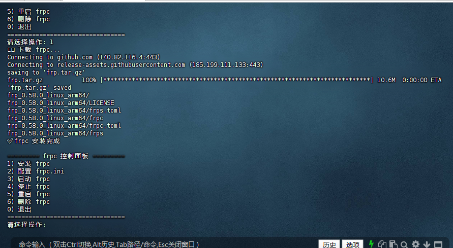 安装Frpc服务